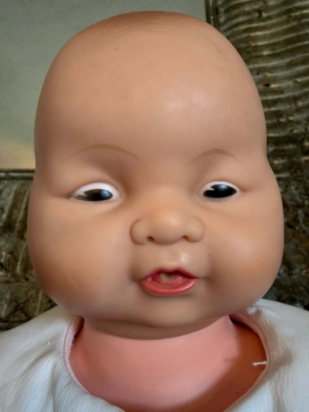 Platted Moulds Inc. Vintage Baby Doll 1961 Pink Dress